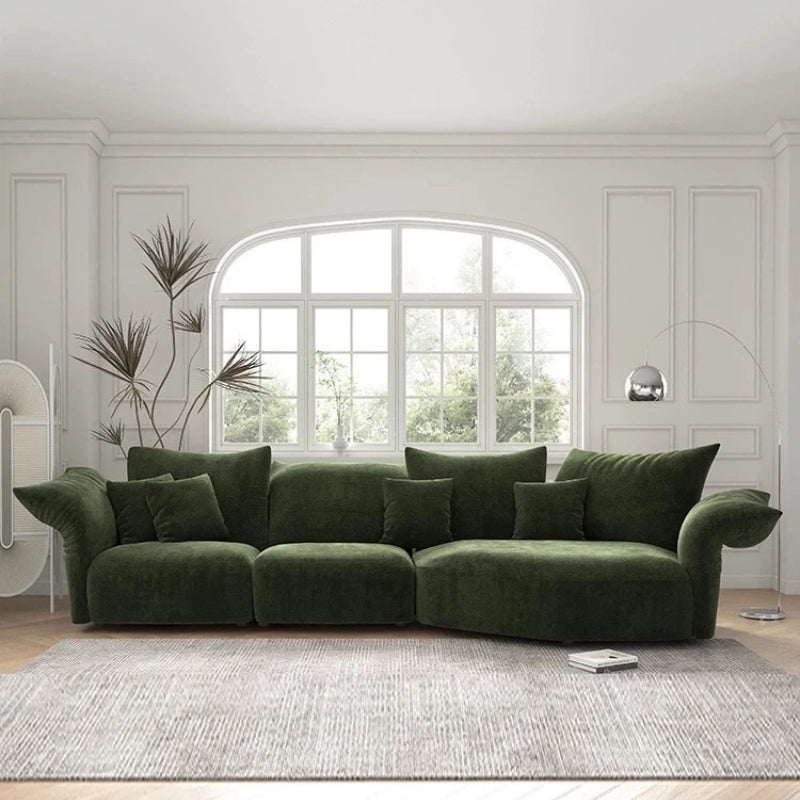 Edra Standard 3-Pieces Sofa Green Forest