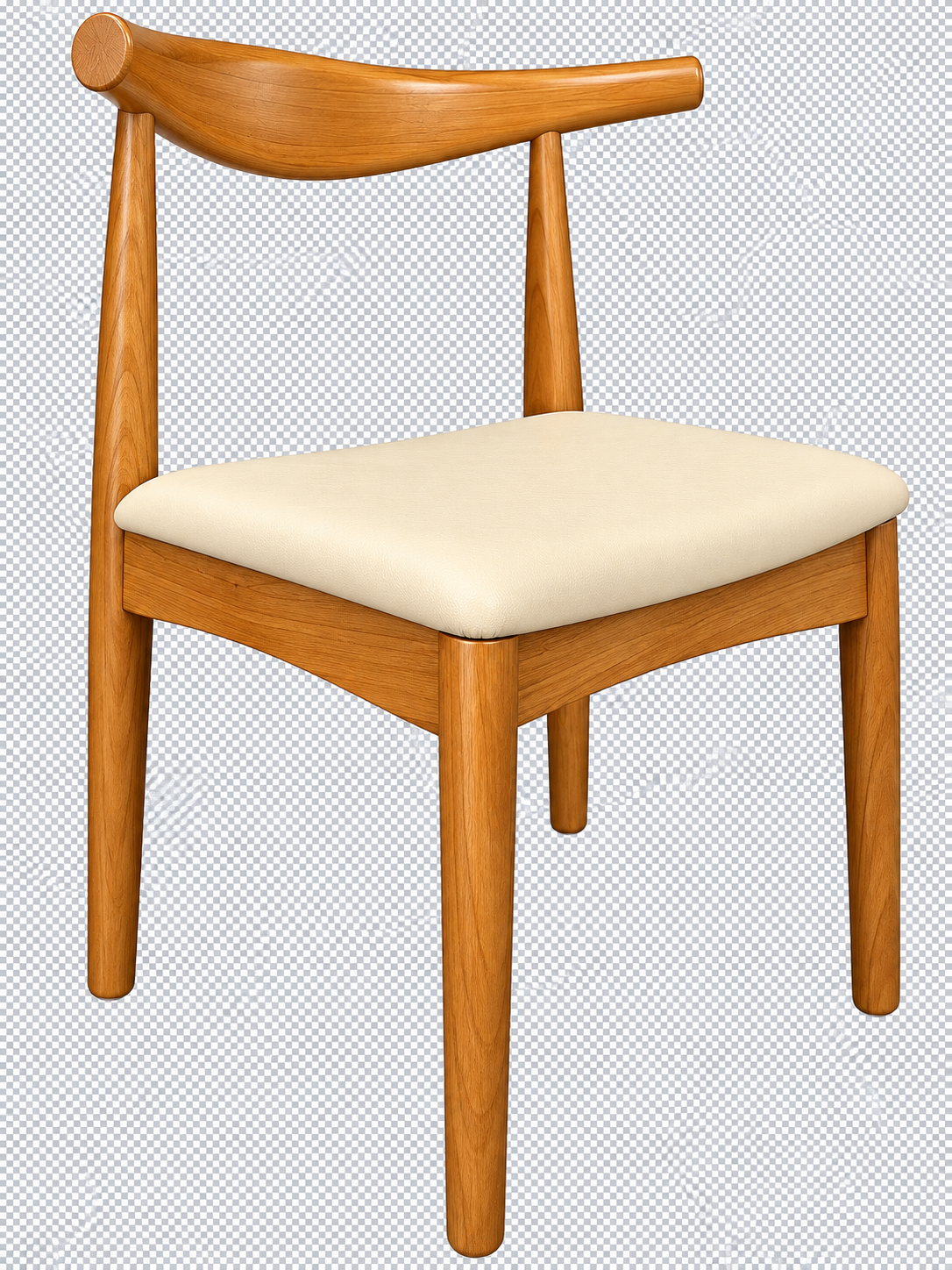 Elbow Dining Chair Leather
