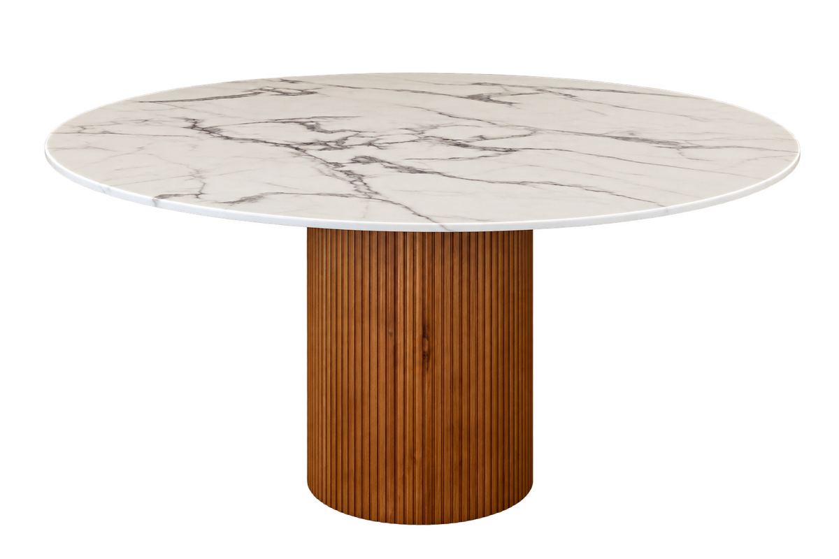 Capri Marble Round Dining Table