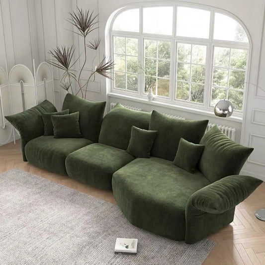 Edra Standard 3-Pieces Sofa Green Forest