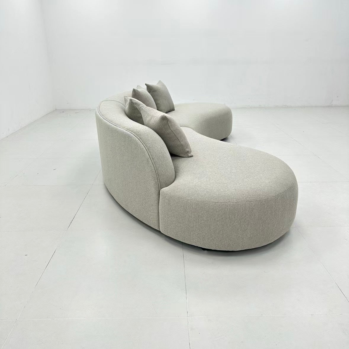 Curve Sofa Open Arm 126''