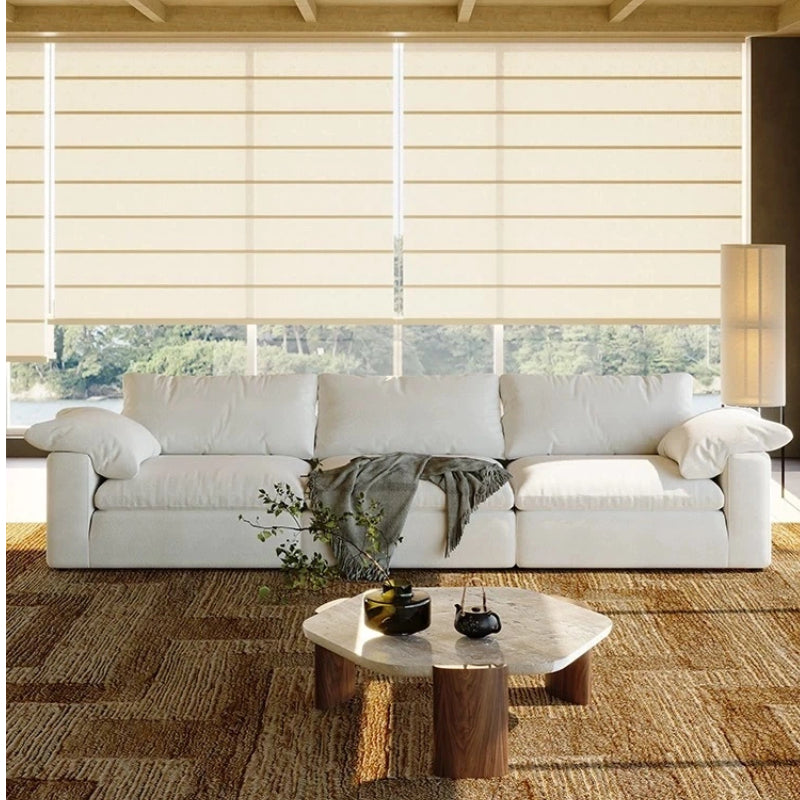 Cloudy Sectional 3-Pieces Sofa White