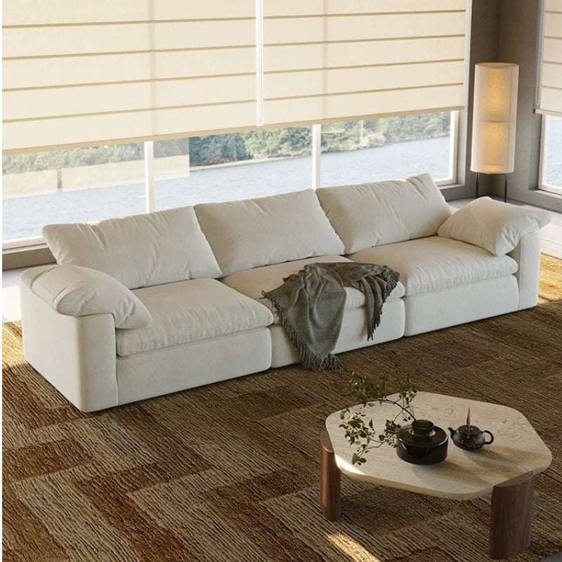 Cloudy Sectional 3-Pieces Sofa White