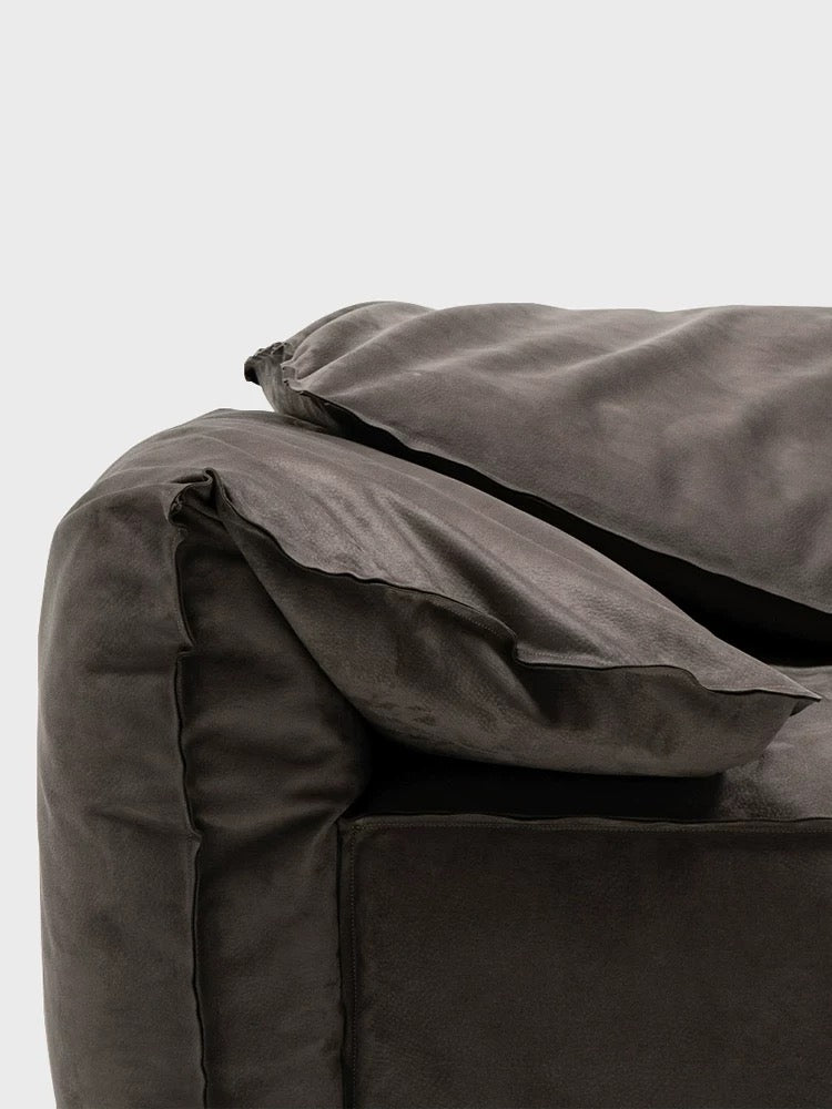 Casablanca Modern Sofa Suedu  118''