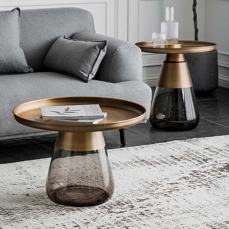 Vetro Side Table Brass