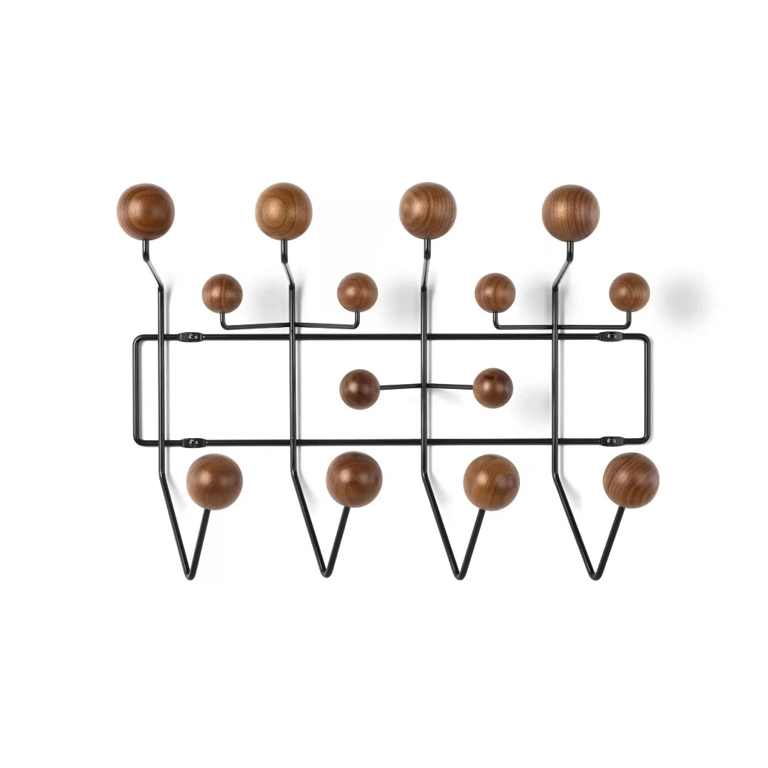 Coat Rack Hang-It-All Walnut Black