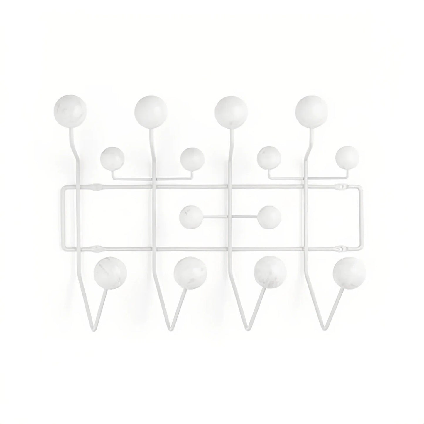 Coat Rack Hang-It-All White