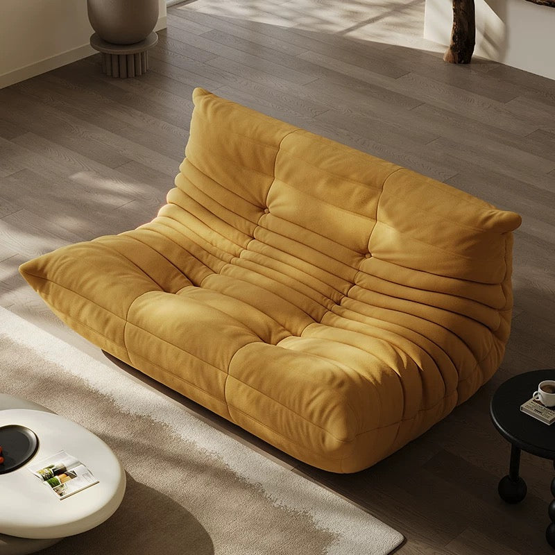 Two Seater Module Sofa Yellow