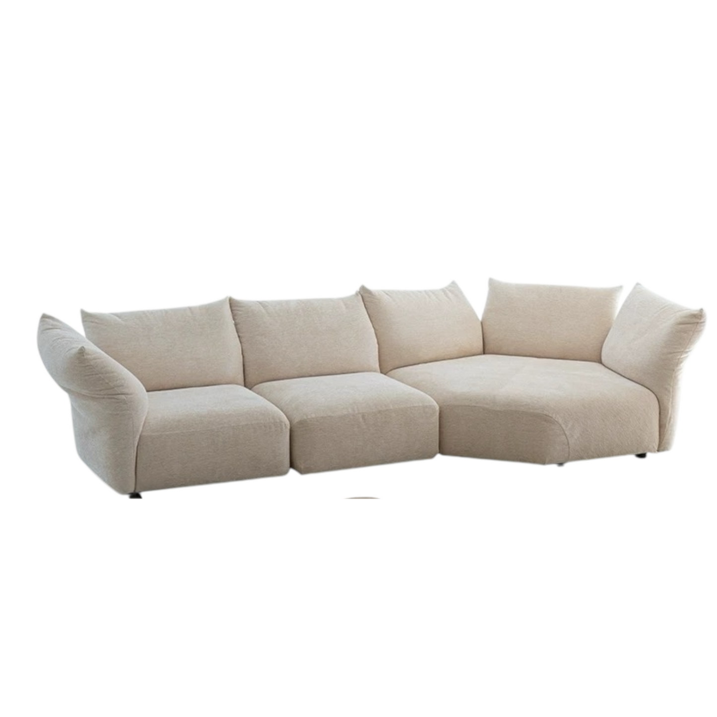 Edra Standard 3-Pieces Sofa Beige