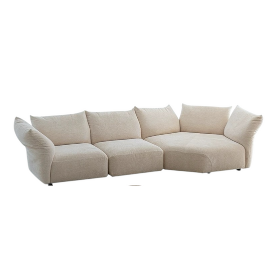 Edra Standard 3-Pieces Sofa Beige