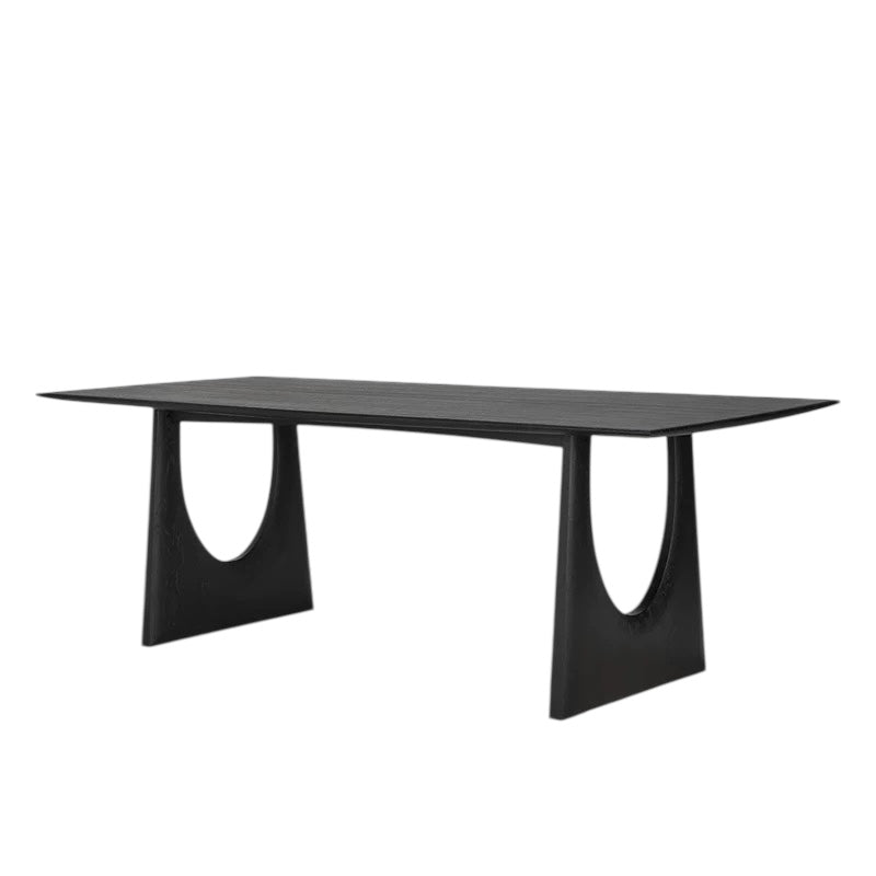 Luna Arch Dining Table Black