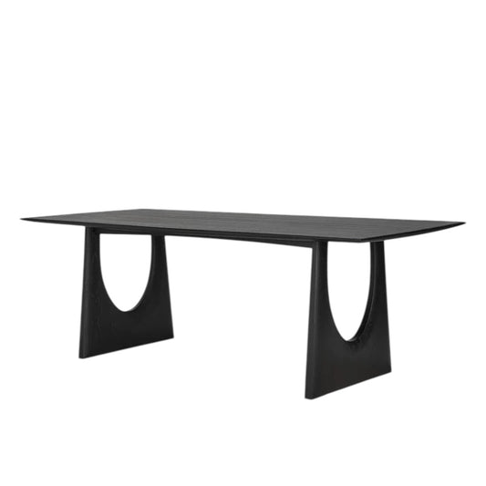 Luna Arch Dining Table Black