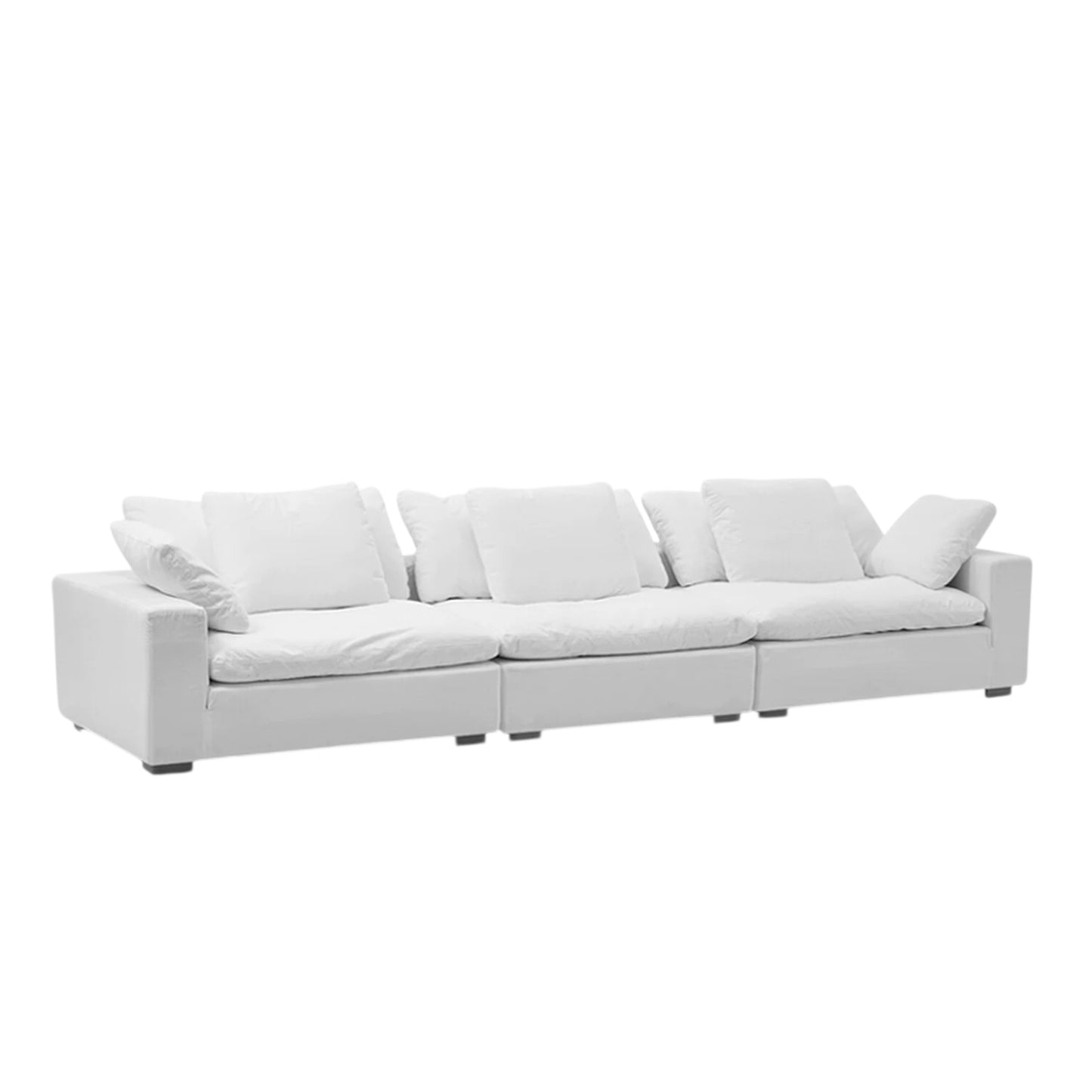 Cloudy Sectional 3-Pieces Sofa White