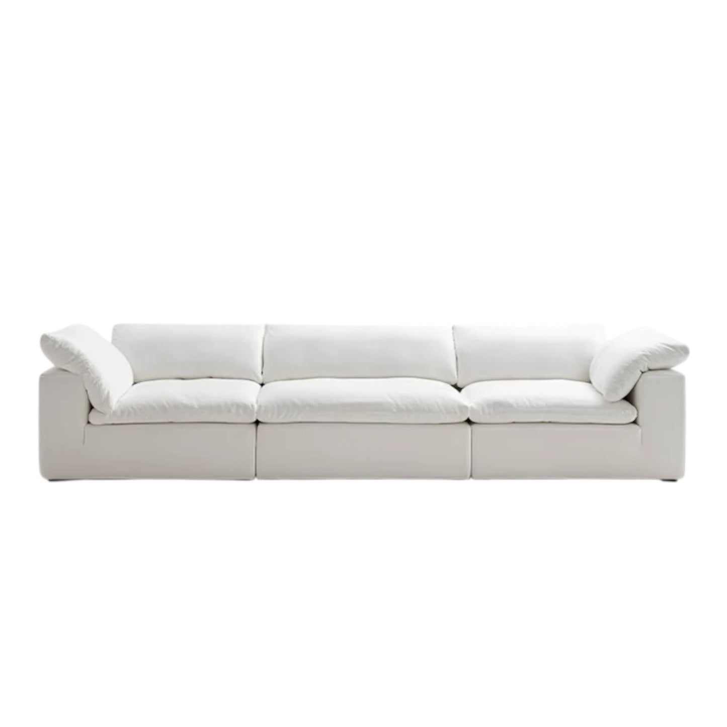Cloudy Sectional 3-Pieces Sofa White