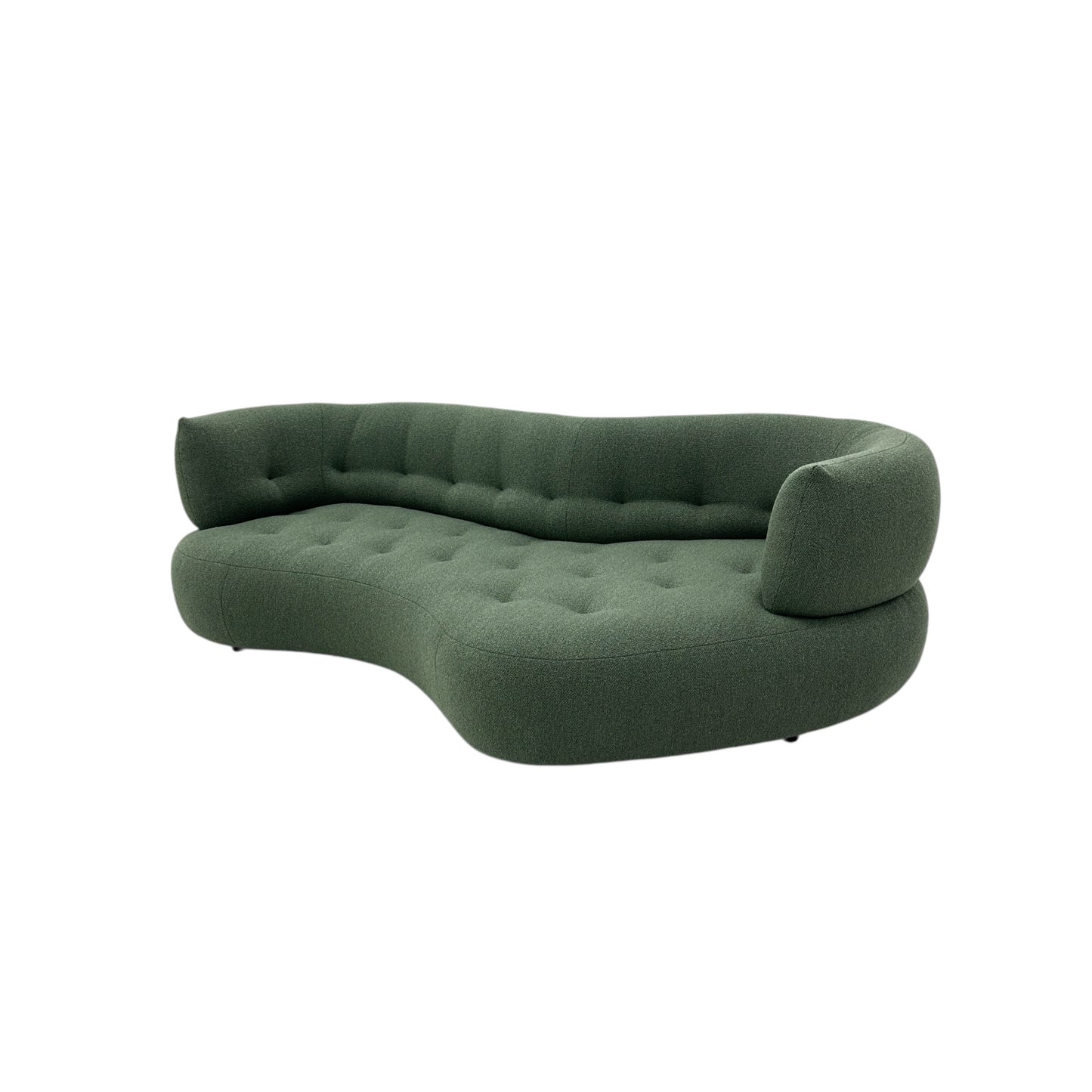 Glory RBS 4 Seater Sofa Left Armrest Forest Green