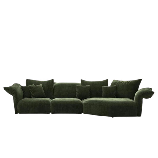 Edra Standard 3-Pieces Sofa Green Forest