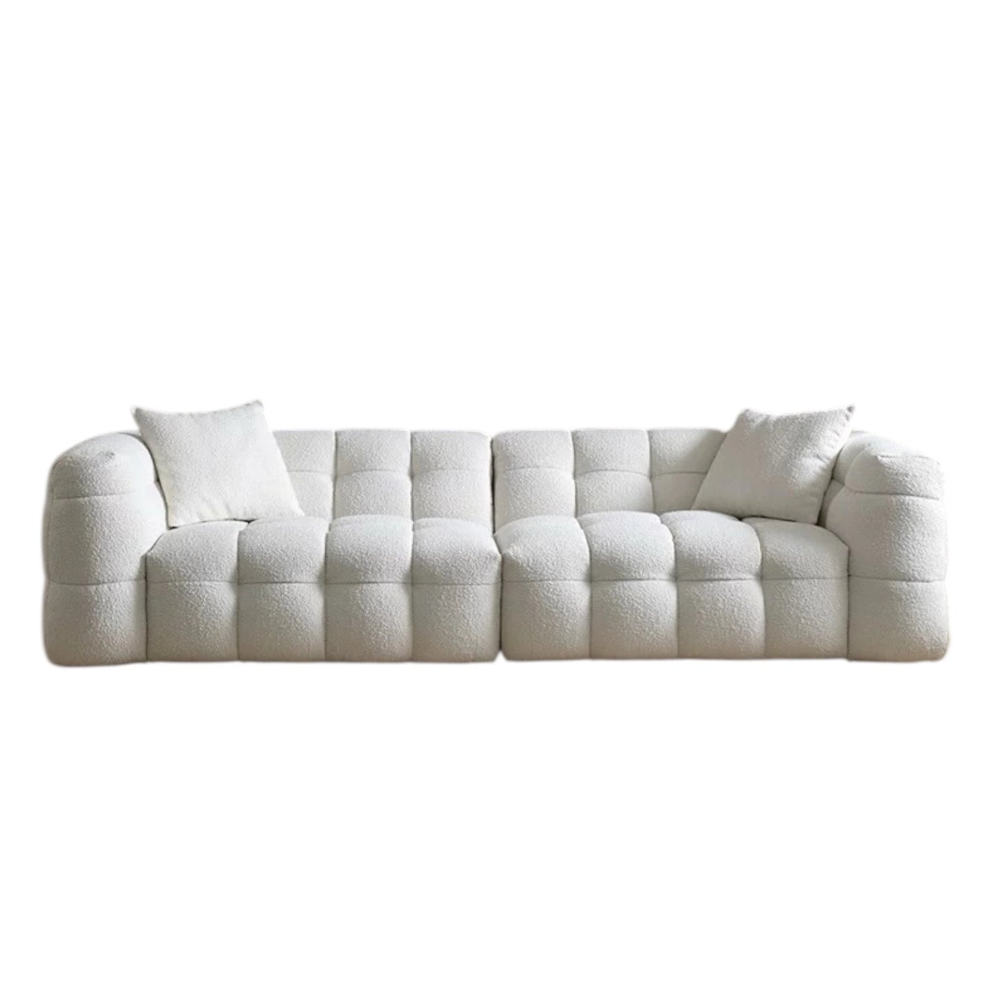 Roba 2-Pieces Sofa Bouclé White