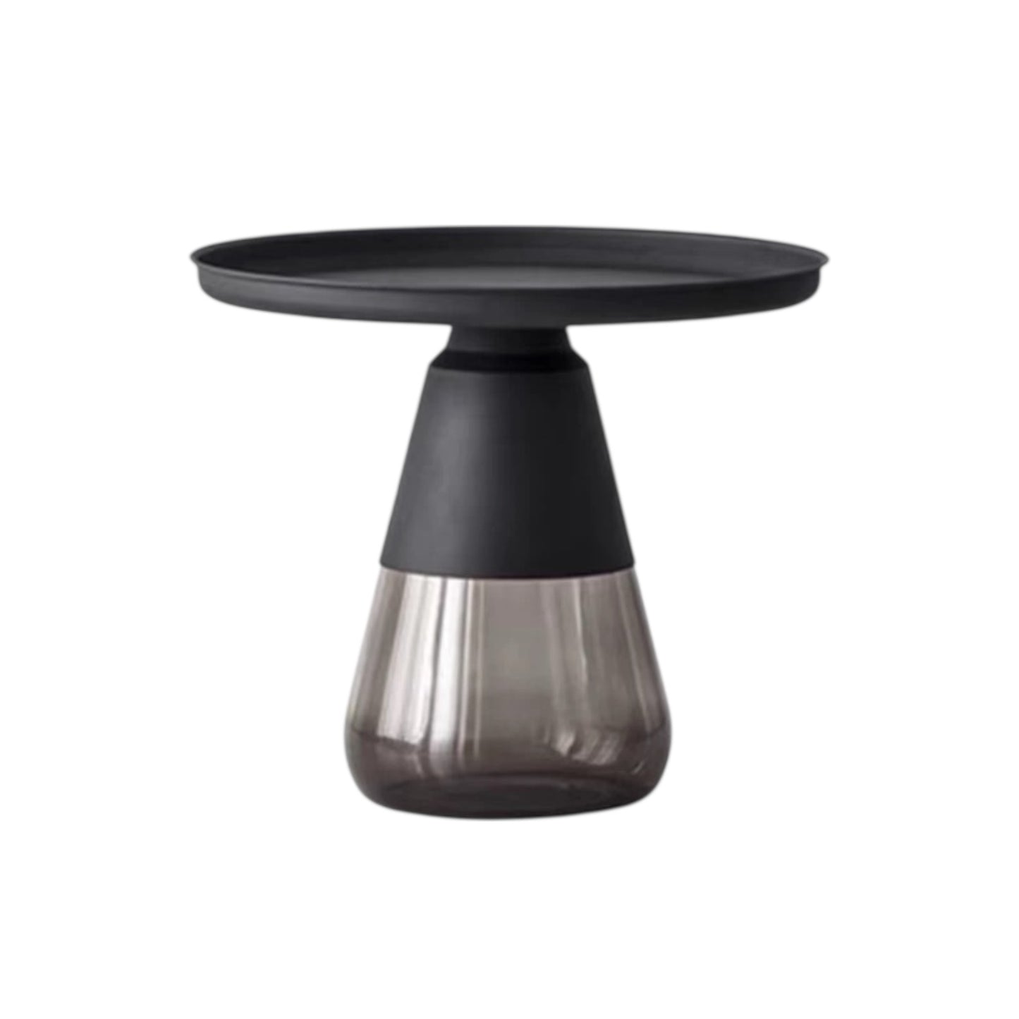Vetro Side Table Black