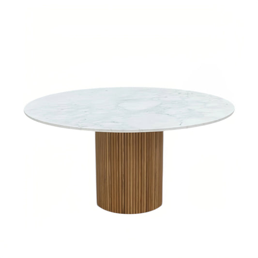 Capri Marble Round Dining Table