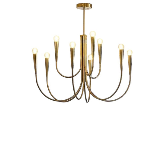 Versailles 9-Light French Gold Chandelier