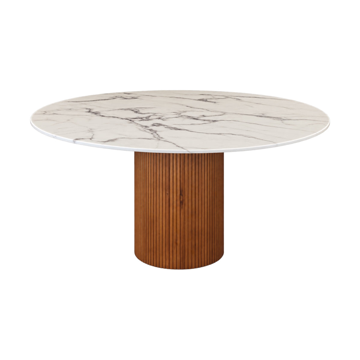 Capri Marble Round Dining Table